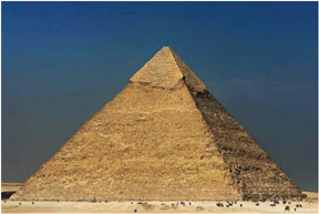 Первое Чудо мира - пирамида Хеопса.