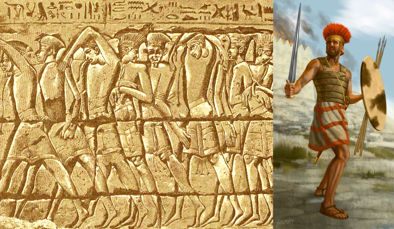 Филистимляне относятся к древнему египту